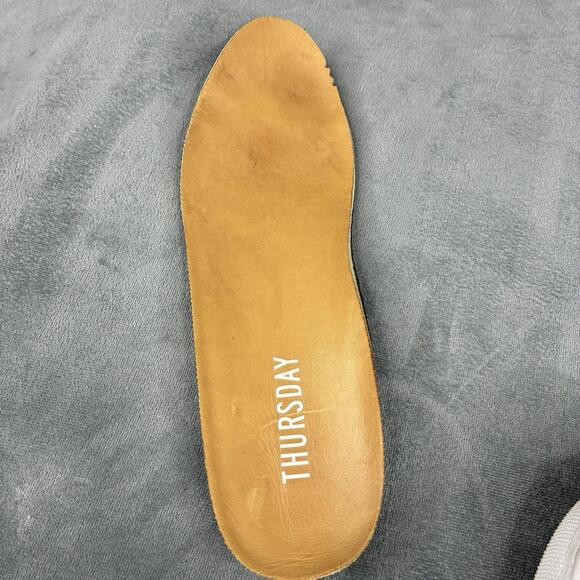 Thursday Boot Company Premier Low Top White Leather Sneakers Womens Size 6 - Picture 13 of 15